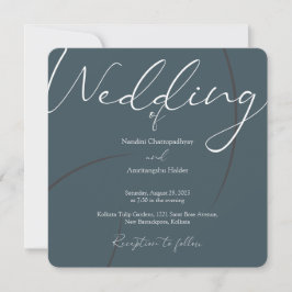 Modelo de Convite de Casamento Minimalista Elegant
