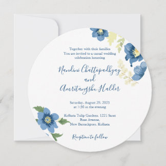 Modelo de Convite de Casamento Minimalista Elegant