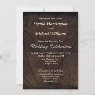 Modelo de Convite de Casamento Moody Elegance Digi