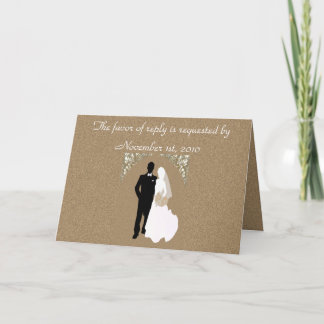 Modelo de Convite de Casamento RSVP