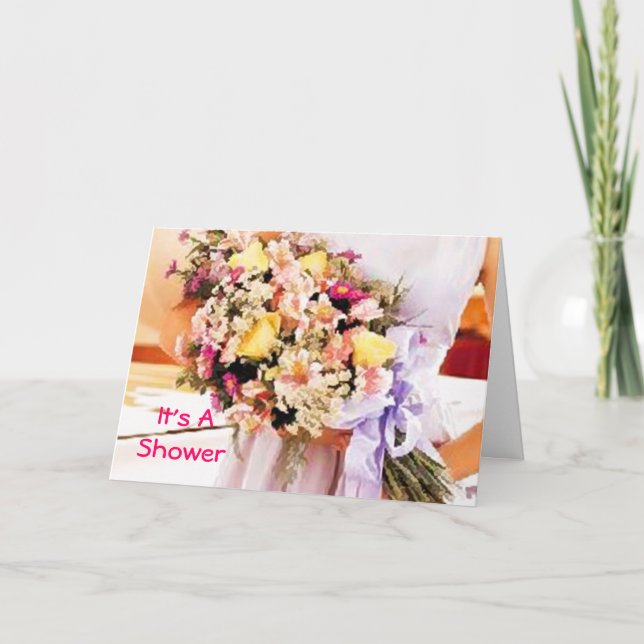 Modelo de Convite de Chuveiro (Frente)