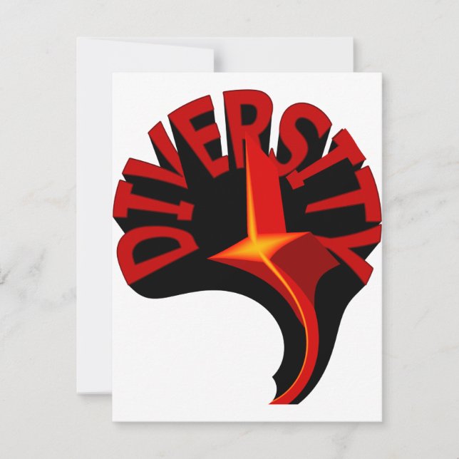 Modelo de Convite de Estrelas de Diversidade (Frente)