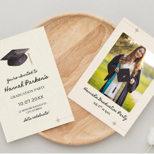 Modelo de Convite de festa de formatura (5x7")