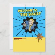 Modelo de Convite de Festa Fallout