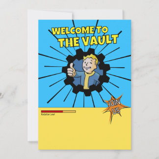 Modelo de Convite de Festa Fallout