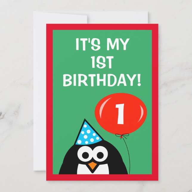 modelo de convite de festas primeiro aniversario p (Verso)