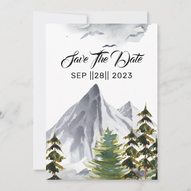 Modelo de Convite Digital para Casamento Galáxico (Verso)