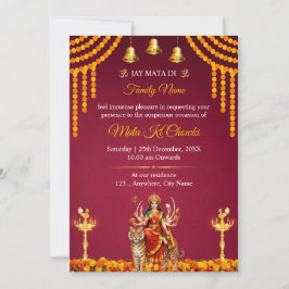 Modelo de Convite Mata Ki Chowki