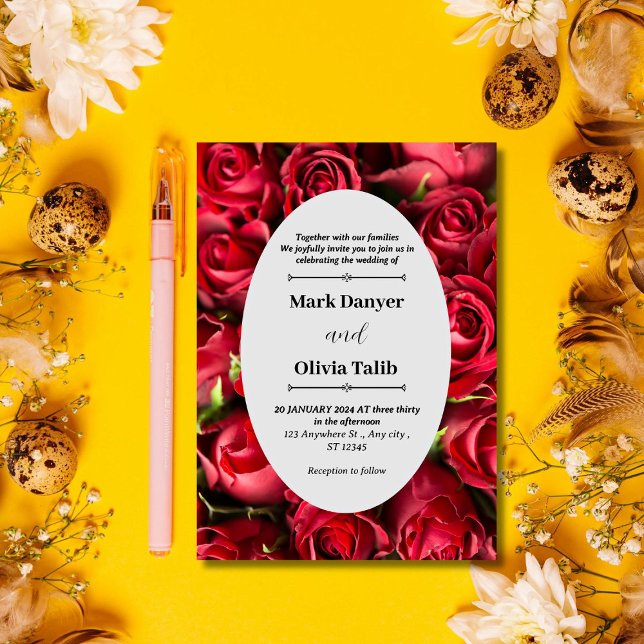 Modelo de Convite para Casamento de Conselho Verme (Criador carregado)