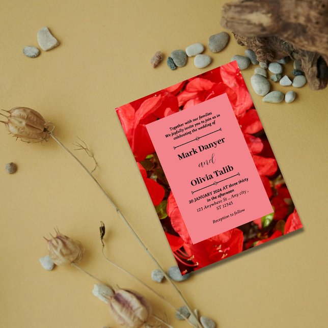 Modelo de Convite para Casamento de Conselho Verme (Criador carregado)