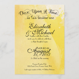 Modelo de Convite para Casamento de Fairytale