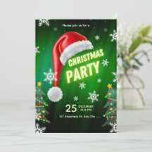Modelo de Convite para Festa de Natal