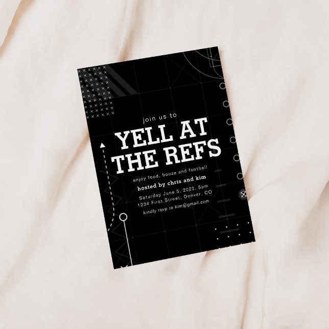 Modelo de Convite para Festa de Tema de Futebol (Criador carregado)