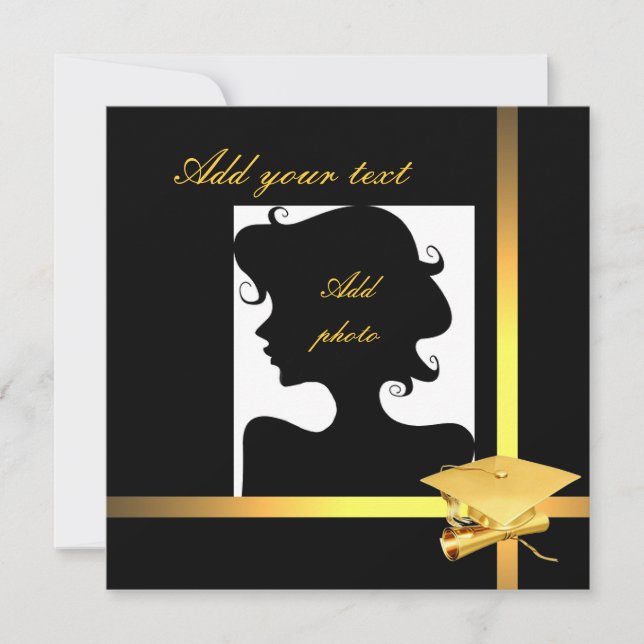 Modelo de convite para graduação (Frente)