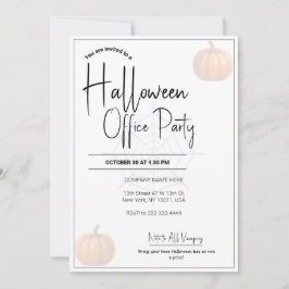 Modelo de Convite para Halloween do Office
