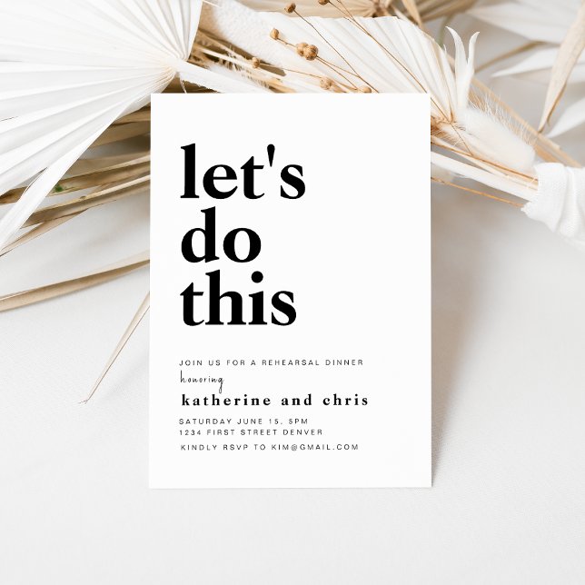 Modelo De Convite Para Janto De Ensaio (Criador carregado)