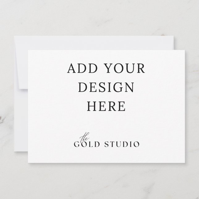 Modelo de Convite Pequeno em Paisagem (4,5 x 6,25) (Frente)