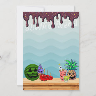 Modelo de Convite Summerween