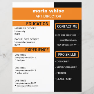 Modelo de currículo profissional