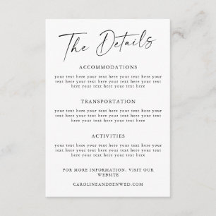 Modelo de Detalhes de Casamento com Fonte Script P