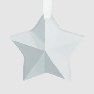 Modelo de enfeite de Natal estrela prateada bonita