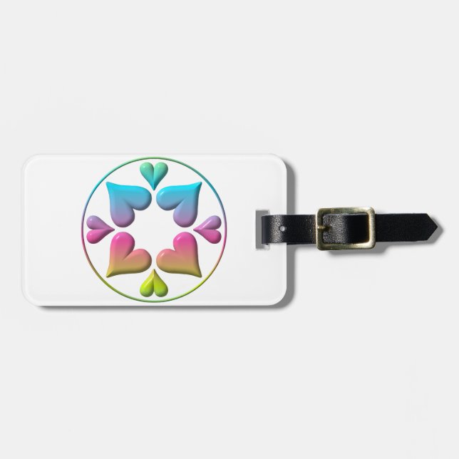 Modelo de Etiqueta de Bagagem (Frente Horizontal)