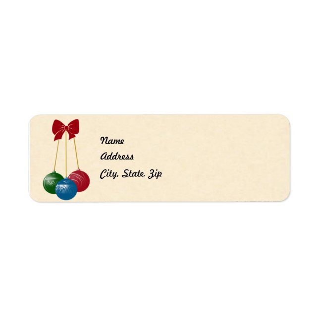 Modelo de Etiqueta de Endereço de Pedido (Frente)