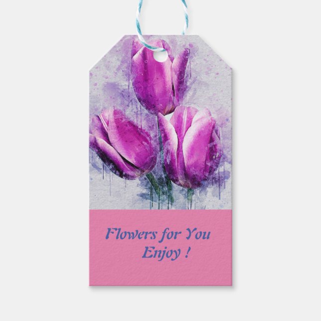 Modelo de Etiqueta de Presente (Frente)