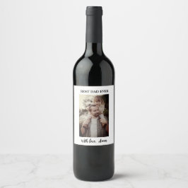 "Modelo de etiqueta de vinho personalizada"