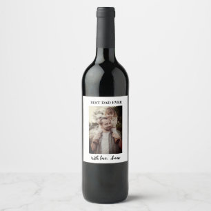 "Modelo de etiqueta de vinho personalizada"