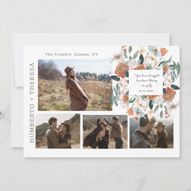 Modelo de Faixa de Cabine de Foto com Aquarela (Frente)