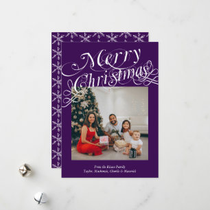 Modelo de Feliz Natal com Tipografia Chique