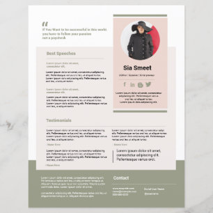 Modelo de folha auto-falante 1