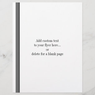 Modelo de folheto com listras cinzas e pretas em b