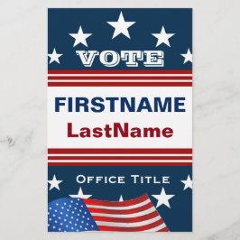 Modelo de folheto de campanha