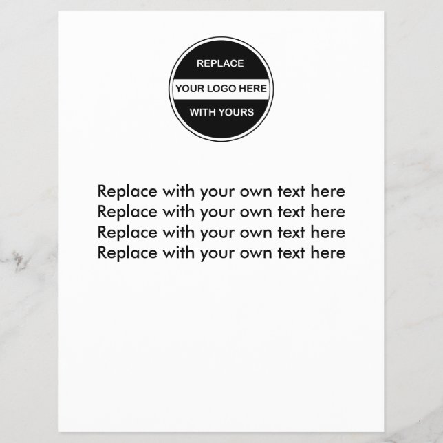 Modelo de folheto de logotipo comercial (Frente)