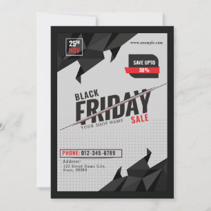 Modelo de Folheto de Oferta da Black Friday