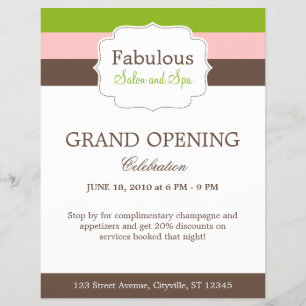 Modelo de Folheto Listras de Doces