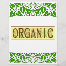 Modelo de Folheto Orgânico