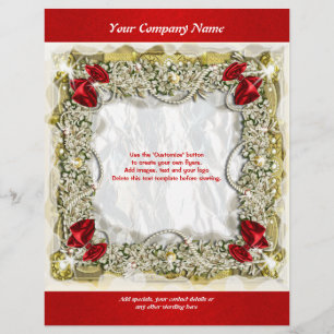 Modelo de folheto promoções de Natal marketing