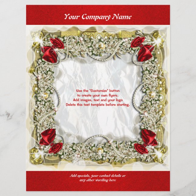 Modelo de folheto promoções de Natal marketing (Frente)