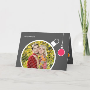 Modelo de Foto de Cartão de Férias Moderno