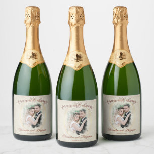 Modelo de Foto de Efeito de Aquarela Sempre + Semp