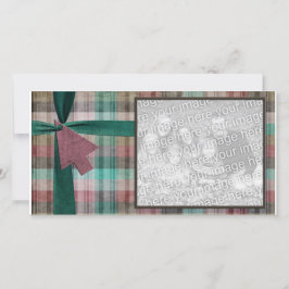 Modelo de foto de férias xadrez