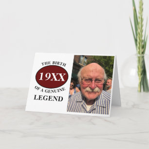 Modelo de Foto de Legenda de Aniversário Monogram