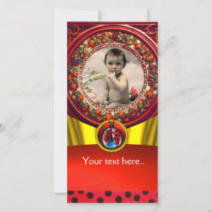 MODELO DE FOTO DO CHÁ DE FRALDAS LADYBUG BRANCO VE