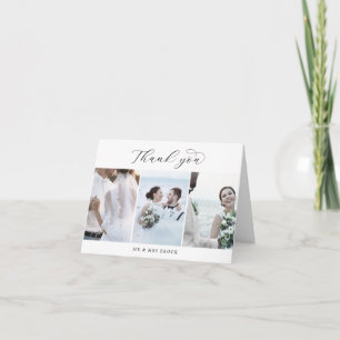 Modelo de Foto do Elegant Script 3 Dobrado Obrigad