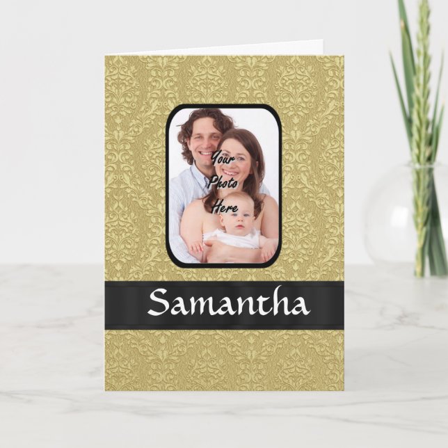 modelo de foto Dourado damask (Frente)