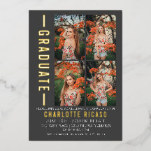 Modelo de Foto Moderna de Graduação Personalizado