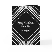 Modelo de Foto Moderno - Natal Preto e Branco